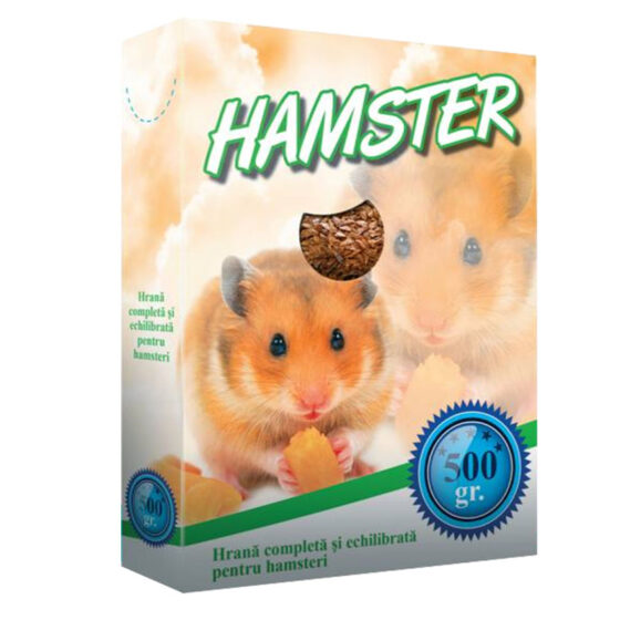 ПОЛНОРАЦИОННЫЙ СУХОЙ КОРМ ДЛЯ ХОМЯКОВ HAMSTER 500Г