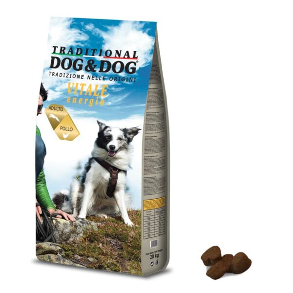 Hrana pentru caini Dog&Dog Vitale Energia (gaina)20kg