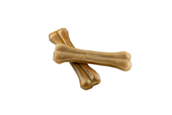 Os pentru câine din piele presată 16cm (cod 9-3)