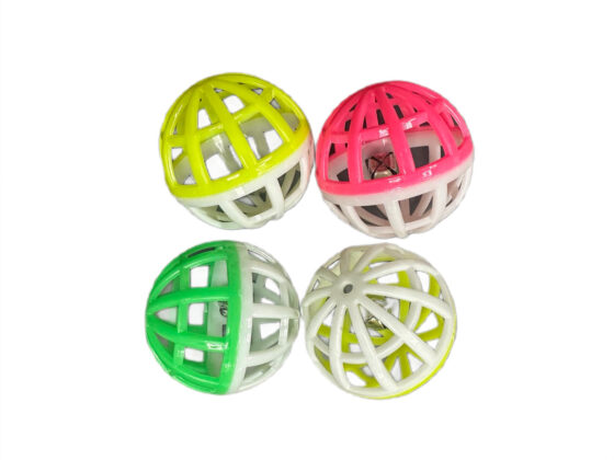 6-133 Игрушка для кошек шарики погремушки (4 шт ) 4,5cm