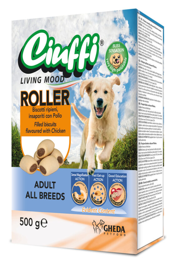 Biscuit umplut Ciuffi Roller 500 g