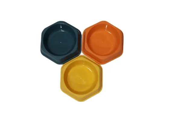 6-40 Миска Гексагон пластик 23*17*6cm