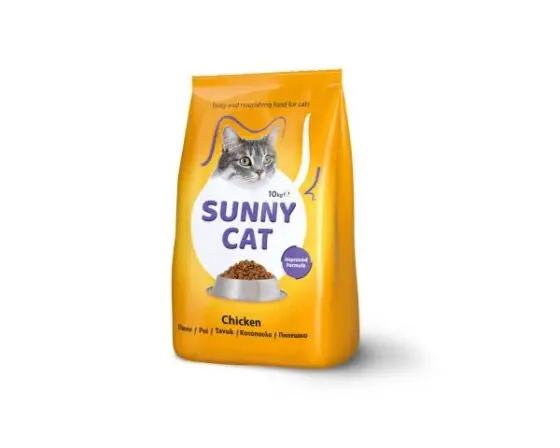 SUNNY CAT сухой корм для кошек  chiken (с курицей)10 kg