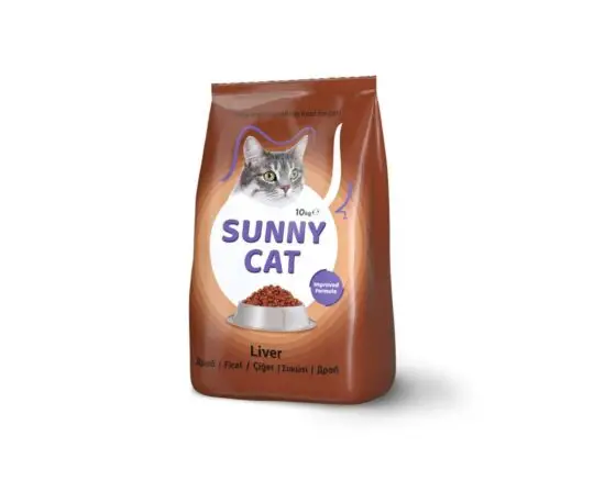 SUNNY CAT сухой корм для кошек Liver (печень) 10 kg