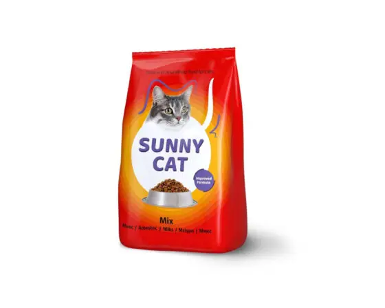 SUNNY CAT сухой корм для кошек mix ( курица и печень) 10 кг