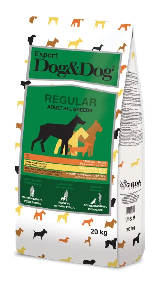 Cухой корм для собак Dog&Dog Expert Regular 20kg