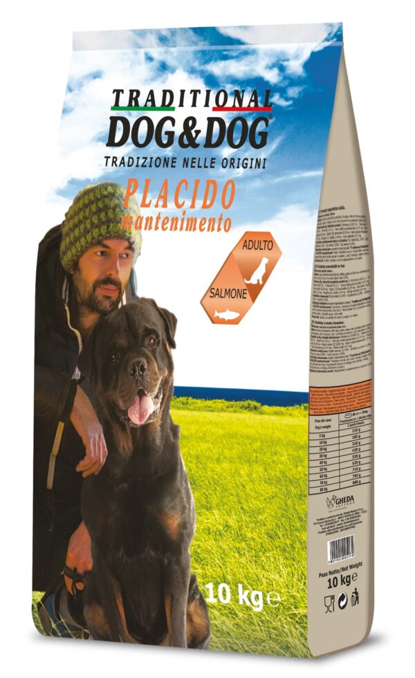 Hrana pentru caini Dog&Dog Mantenimento Salmone peste 10kg