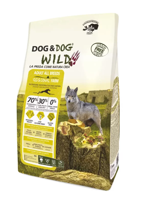 Hrana pentru caini Dog&Dog Wild Regional FARM 2kg