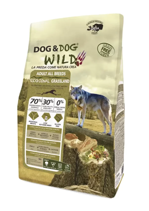 Hrana pentru caini Dog&Dog Wild Regional GRASSLAND 2kg