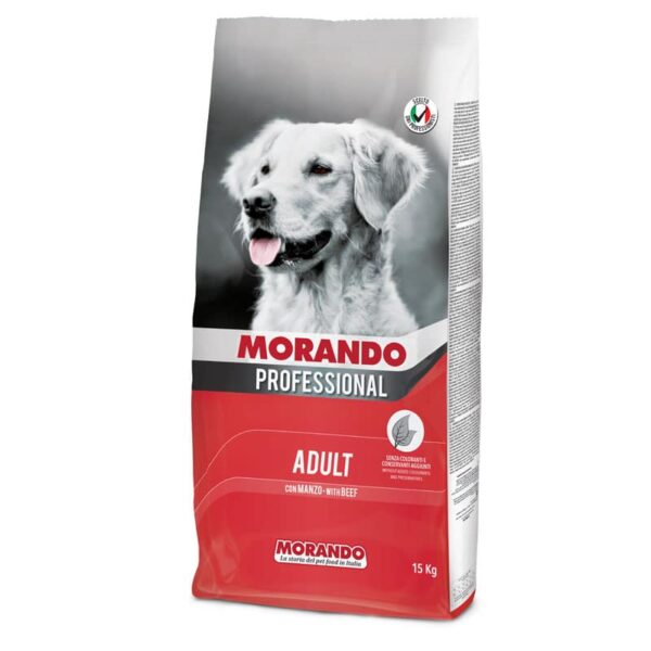 Сухой корм для собак Morando Cane Con Manzo Adult (говядина)  15kg