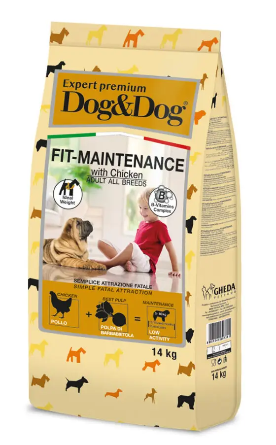 Cухой корм для собак Dog&Dog Expert  Premium FIT-Maintenance  14 kg
