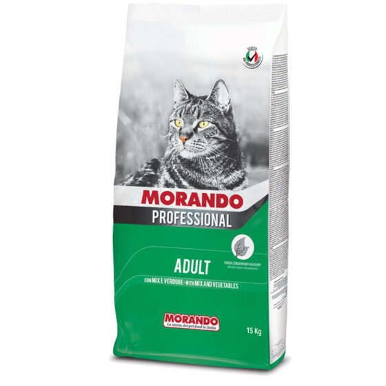 MORANDO hrana pentru pisici  Morando Professional Gatto Adult MIX E VERDURE 15kg