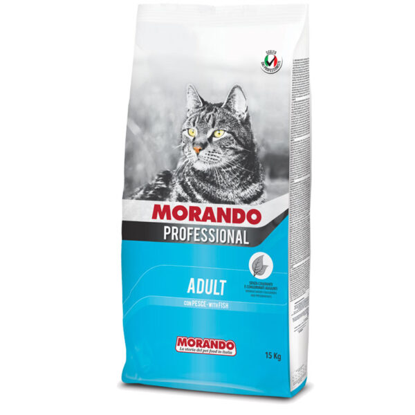 MORANDO hrana pentru pisici Morando Professional Gatto Adult PESCE (peste) 15kg