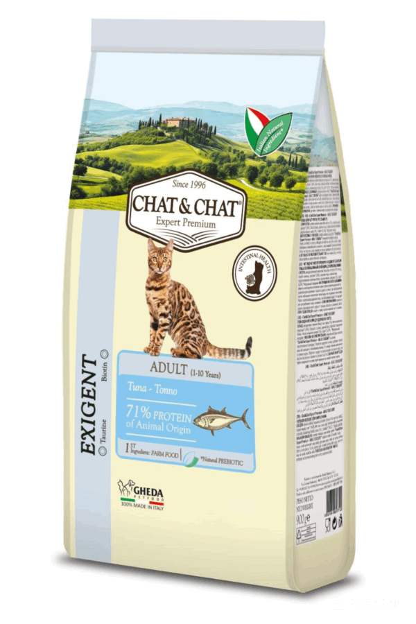 GHEDA hrana pentru pisici CHAT&CHAT Expert ADULT Tuna  (Ton) 2kg