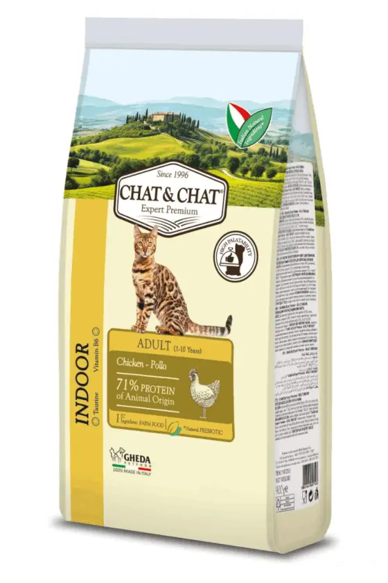 GHEDA сухой корм для кошек Chat&Chat Expert ADULT Chicken (курица)14kg